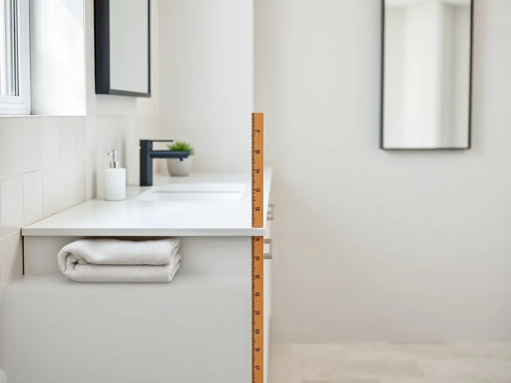 Na jakiej wysokości blat w łazience?