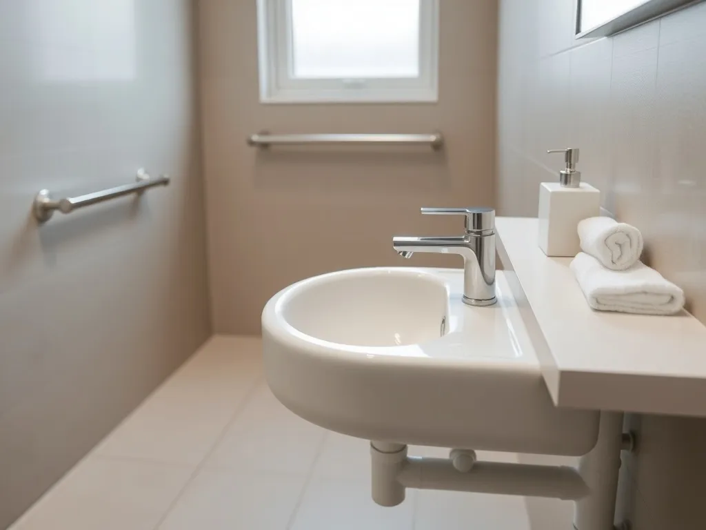 Na jakiej wysokości umywalka dla niepełnosprawnych?