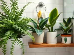 Jakie kwiaty do łazienki? 10 roślin, które sprawdzą się najlepiej