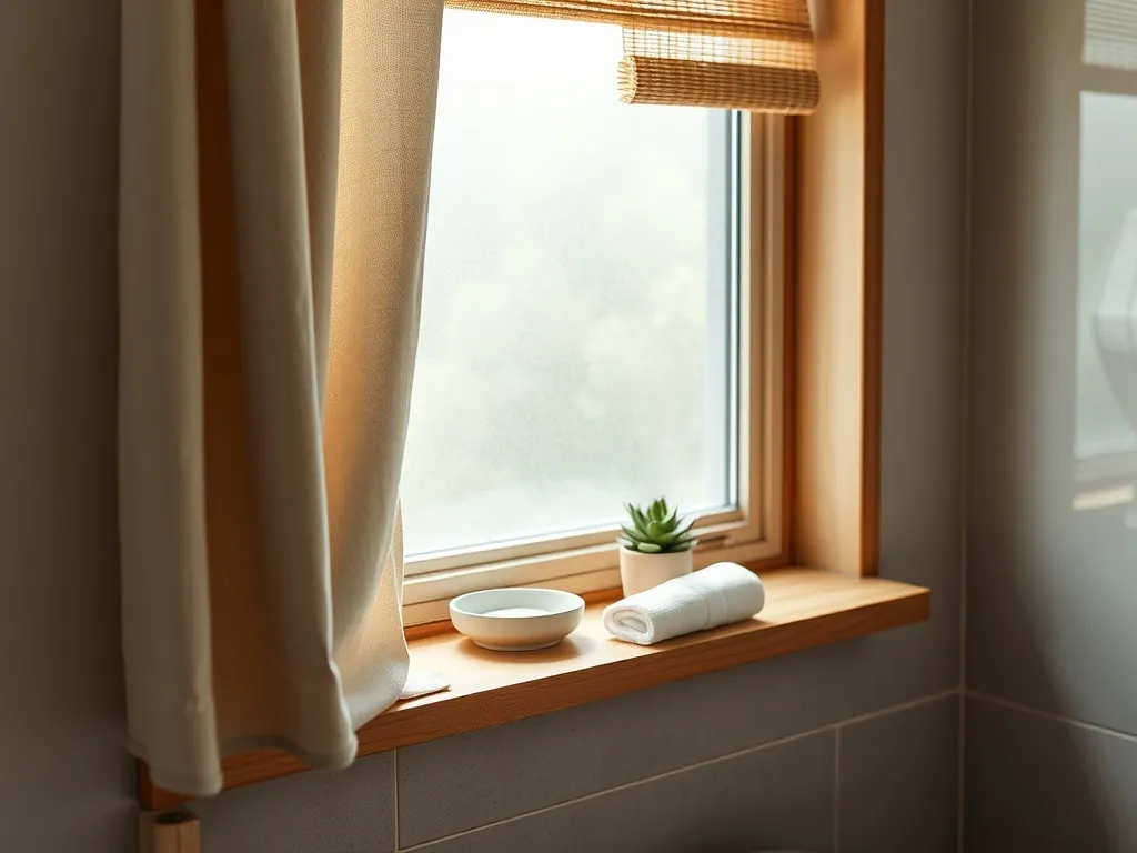 Co na okno w łazience? Pomysły, rolety, zasłony